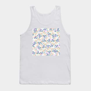 Sweet Colorful Ditsy Floral Pattern Tank Top